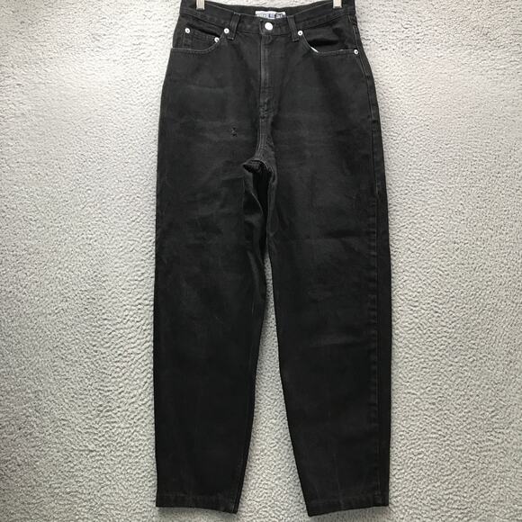 GAP Denim - Vintage Gap Denim Jeans Womens 26/27 Tapered Leg Reverse Fit Dark Wash Black